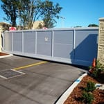 View Aluminum Track Cantilever Gate